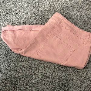 Time and Tru Pink Denim Shorts